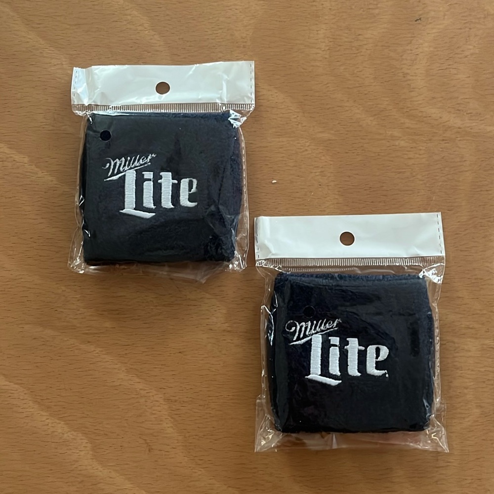 NWOT Wristbands Miller Lite